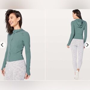 lululemon athletica Green Hooded Jacket